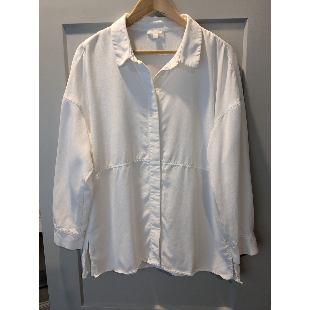 COS Ivory Button Down Blouse